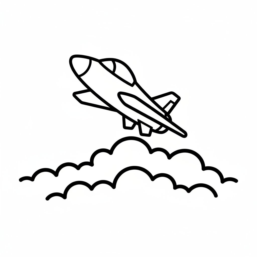 Página para Colorear de Caza Encantador - Fácil