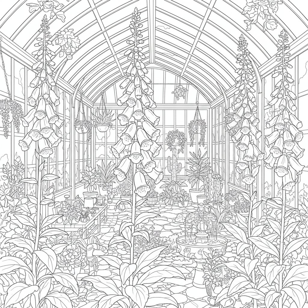 Dedalera Página para Colorear - Difícil