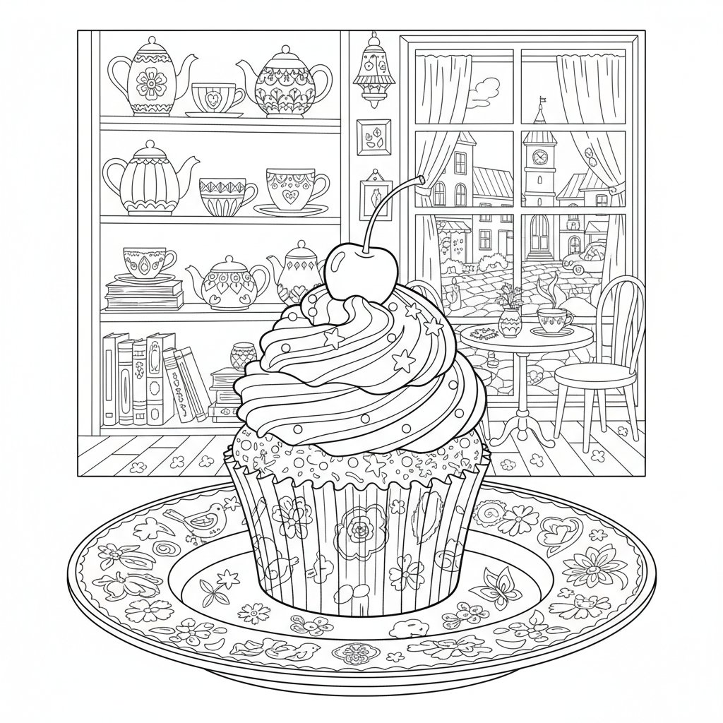 Página para Colorear de Magdalena - Difícil