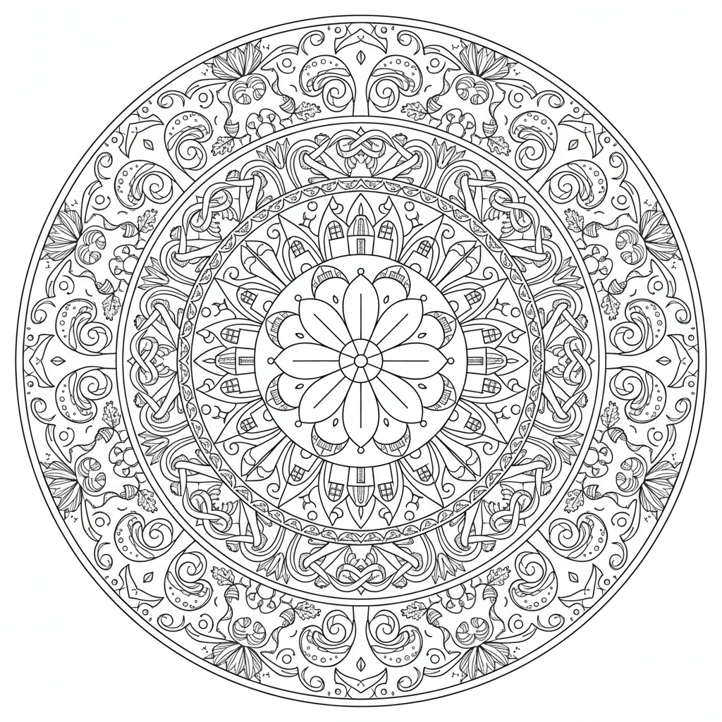 Fairy Ring Mandala - Medium