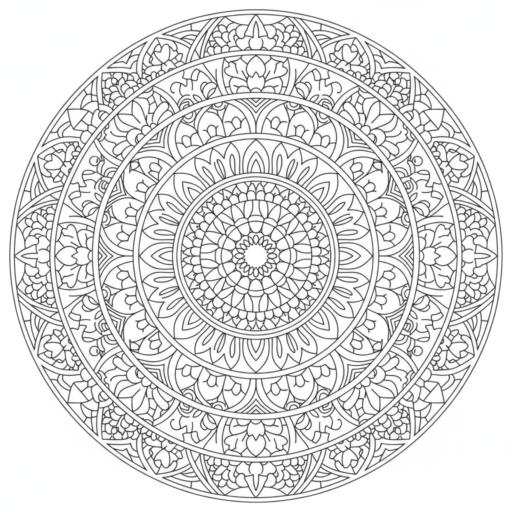 Mandala di Piastrelle Mosaico - Medio